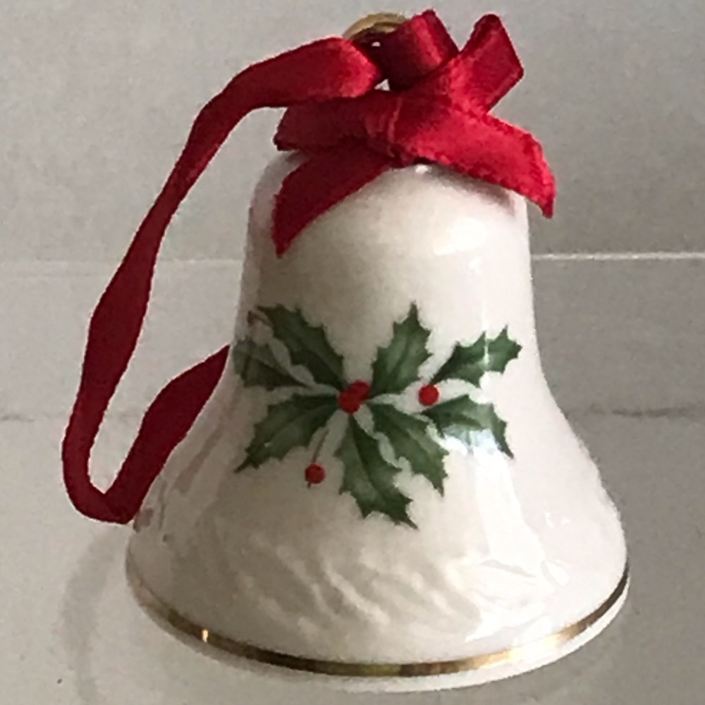 Lenox 1995 Holiday Mini Bell Christmas Ornament - Vintage